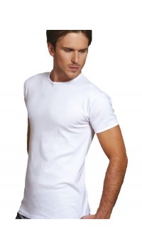 X-Man 229 Erkek T-Shirt Erkek Kısa Kol Atlet Beyaz Ribana Kumaş